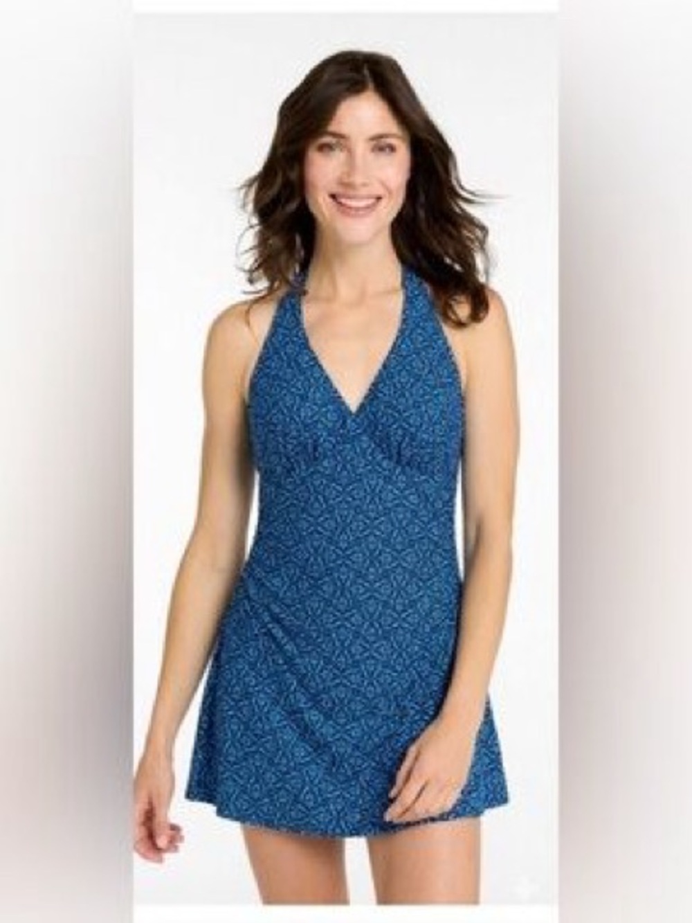 L.L.Bean NWT Shaping Swim Dress 12D